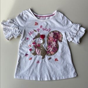 Isaac Mizrah Sequined Squirrel Graphic T-Shirt